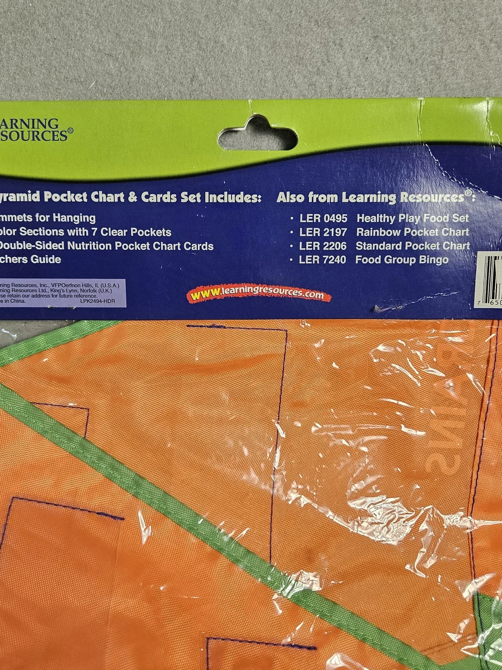 Learning Resources Food Pyramid Pocket Chart Set